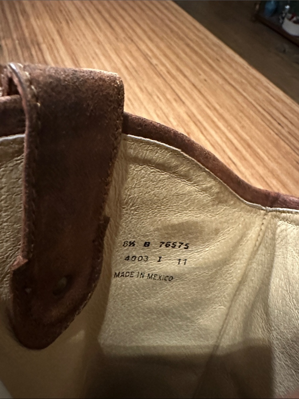 Frye Chestnut Brown Leather Boots with Block Heel - Picture 8 of 9